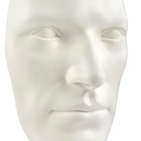 Homeroots 28" X 17" White People Handmade Resin Wall Decor 558371