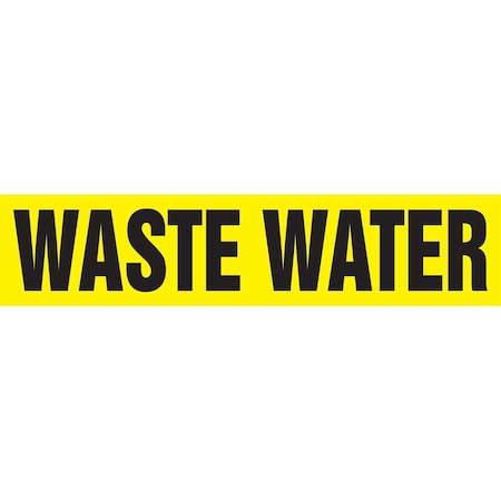 Accuform ASME ANSI PIPE MARKER WASTE WATER RPK729SSH