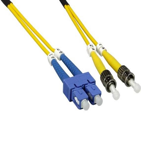Sanoxy 3m ST/SC Duplex 9/125 Single Mode Fiber Optic Cable SNX-CBL-LDR-FB102-9503
