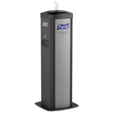 Purell Hand Sanitizing Wipes Station, 15 1/2" W 9114-01-SLVHSW