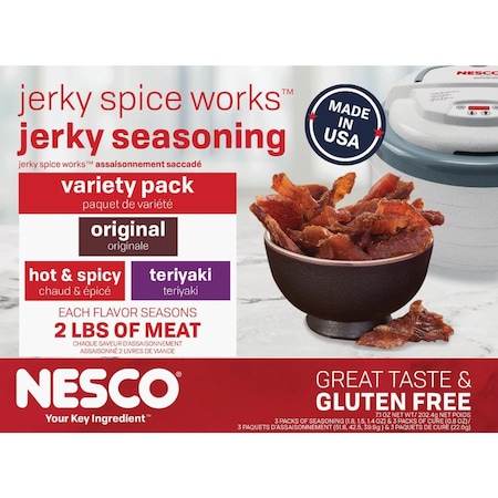 Nesco Jerky Spice Works Variety Spice Seasoning BJV-6