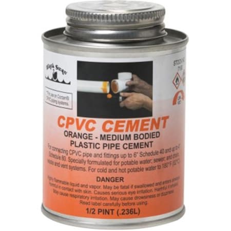 Protectionpro CPVC Solvent 8 oz Cement Orange Med Bodied PR3994114