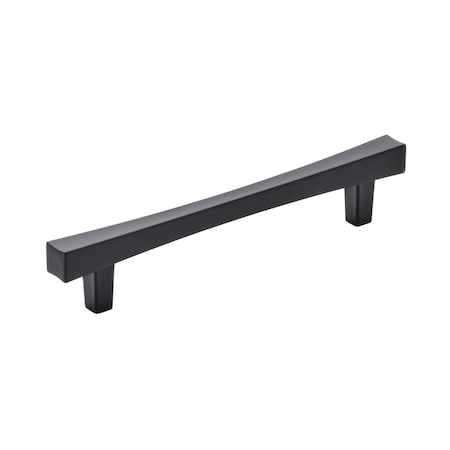 Amerock Pailou 5-1/16 inch (128mm) Center-to-Center Matte Black Cabinet Pull, 25PK 25VMP37323MB