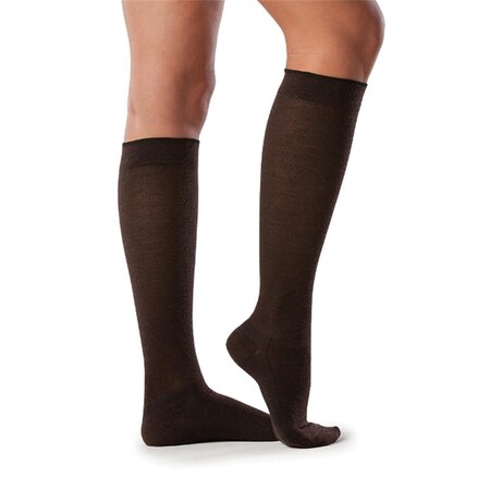 Sigvaris All Season Wool 15-20mmHg Womens Closed Toe- Calf Socks - Brown- Size A 152CA11