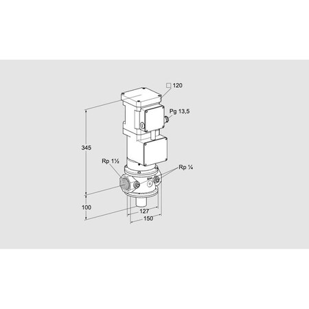 Honeywell Kromschroder VLV, MTR, GAS, VK 40R10W6A93D KS85311018