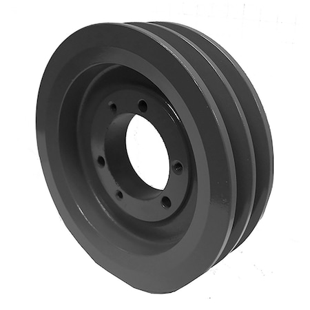 B&B Manufacturing Bushing 2 Groove V-Belt Pulley 5.35 inch OD 2B50SDS