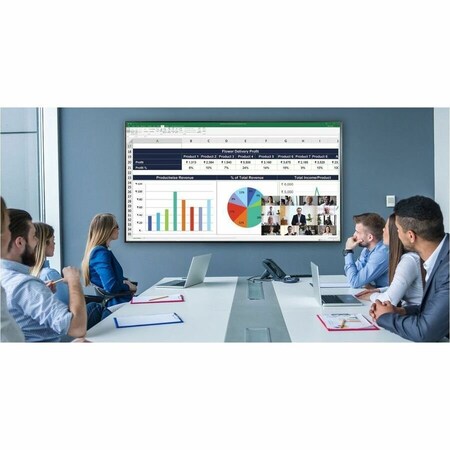 Planar SLP75-T, 75IN UHD TOUCHSCREEN DISPLAY, 400 NIT, 24X7, SPEAKERS, LANDSCAPE 998-3935-00