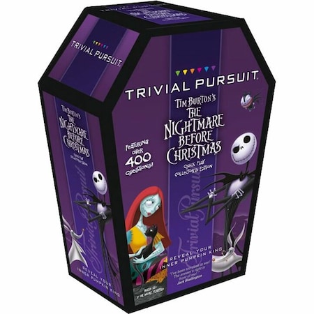Usaopoly TRIVIAL PURSUIT, Disney Tim Burtons The Nightmare Before Christmas Collectors Edition Board Game TP004-261