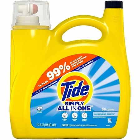 Tide Laundry Detergent, 117 fl-oz, Liquid, Simply Clean and Fresh 12078