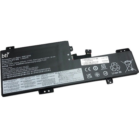 Battery Technology BTI L19M3PF8 Battery - For Notebook - Battery Rechargeable - 3730 mAh - 42 Wh - 11.25 V L19M3PF8-BTI
