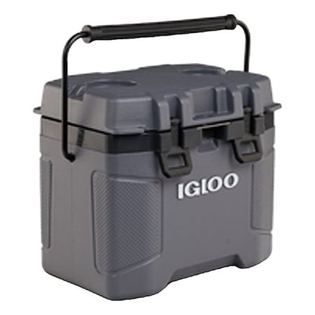 Igloo Chest Cooler, Gray, 25 qt 00050182