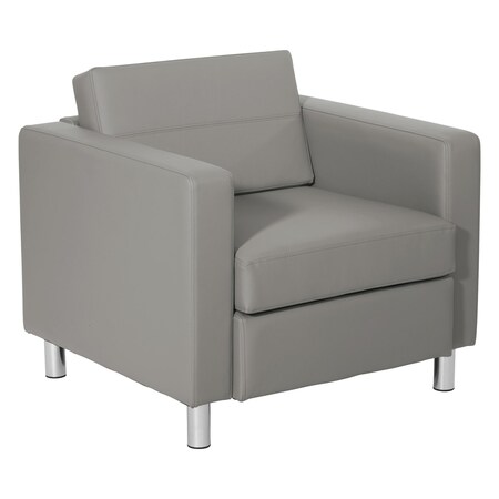 Office Star Products Pacific Armchair, Steel PAC51-R112