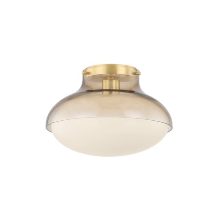 Mitzi Christine 11in wide 1 Light Pendant in Aged Brass H1058701S-AGB