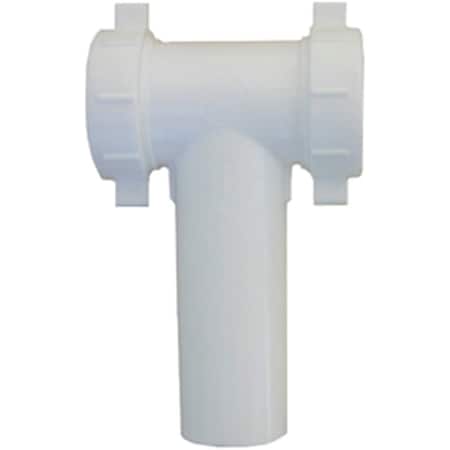 Westlake Pipe & Fittings 1-1/2'' OD Wht Plastic Tee 3/1/4291