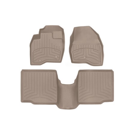 Weathertech Tan, Front and Rear FloorLiner HP 459811IM-453592IM
