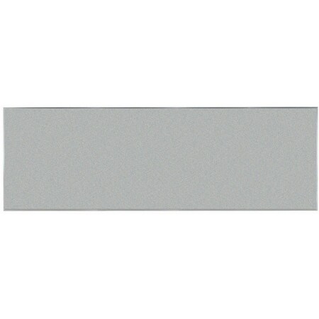 Aarco VIC Cork Bulletin Board w/ a Clear Satin Anodized Aluminum Frame, Oyster Shell 48''Hx144''W DW48144206