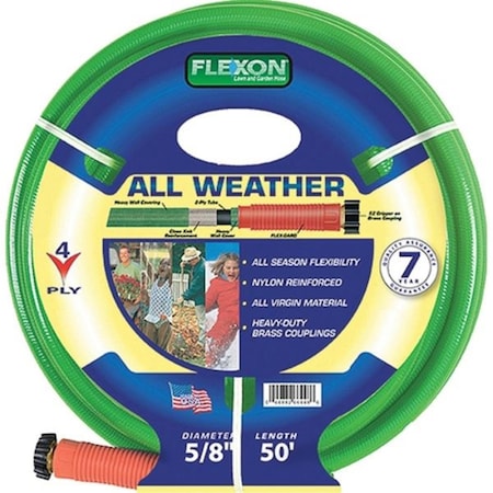 Flexon .62 in.x50 ft. All Weather Hose FLXFAW5850