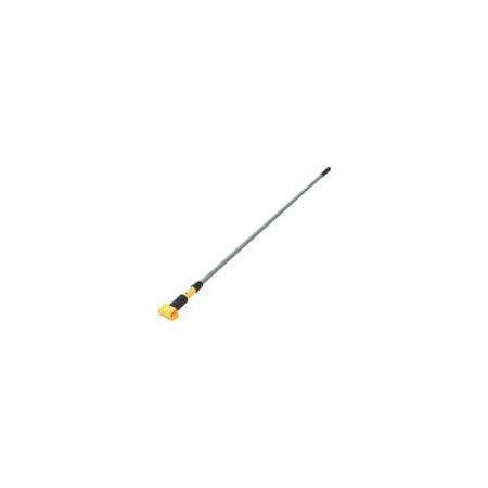 Rubbermaid Commercial Gripper 54in Aluminum Mop Handle, 54in Length, Yellow, Gray, Aluminum H226