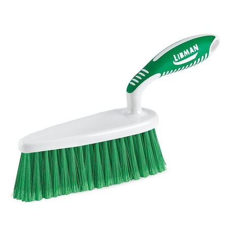 Libman Shaped Duster Brush, 2 in L Trim, Polymer, Green, 7 in W Brush, 10-3/4 in OAL, Green/White 231