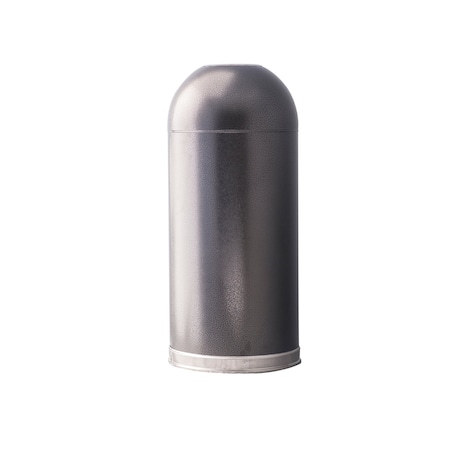 Witt Industries Silver Vein Open Top Dome Receptacle 415DTSVN