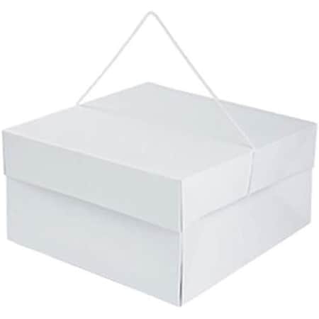 Boxit White Hat Box 14X14X7, 25PK HB14147