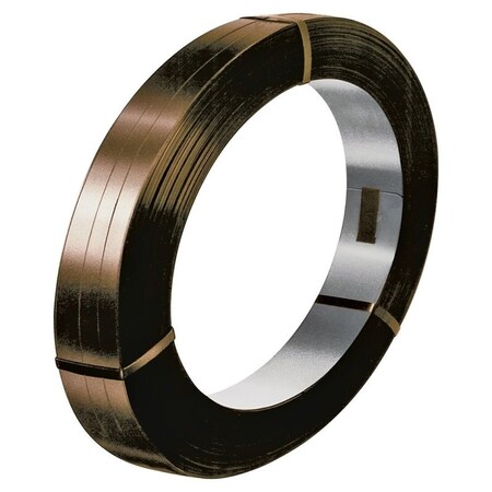 Transtech Signode Regular-Duty Strapping Coil, 1710 ft L, 3/4 in W, 0.023 Thick Material, Steel, Brown ST-SSM85207
