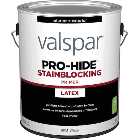 Valspar Pro-Hide Stainblocking Primer Wht 1 Gal. 028.0091113.007