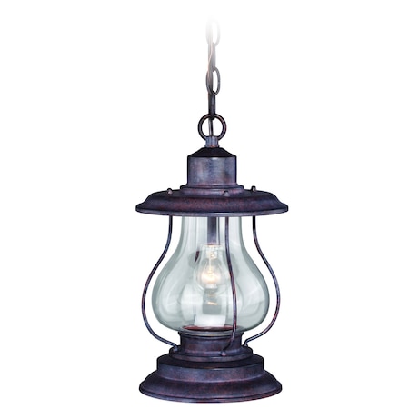 Vaxcel Dockside 8in Outdoor Pendant Patina T0219