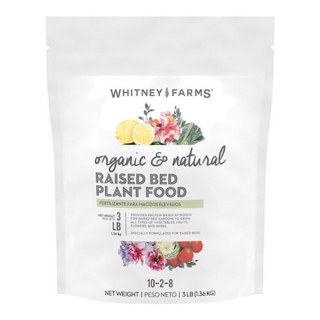 Whitney Farms Organic Granules Plant Food 3 lb 3400606