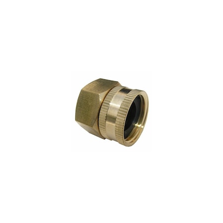 Larsen Supply Co. Garden Hose Brass Adapter, 3/4 FGH x 3/4-In. FPT 15-1715