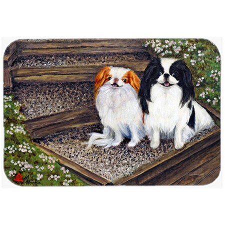 Carolines Treasures Japanese Chin Daddys Girls Glass Cutting Board- Large MH1047LCB