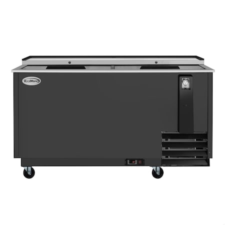 Koolmore 65 in. Commercial Bottle Cooler in Black with Built-In Opener, ETL Listed, 19 cu. ft. KM-BOC65-BK