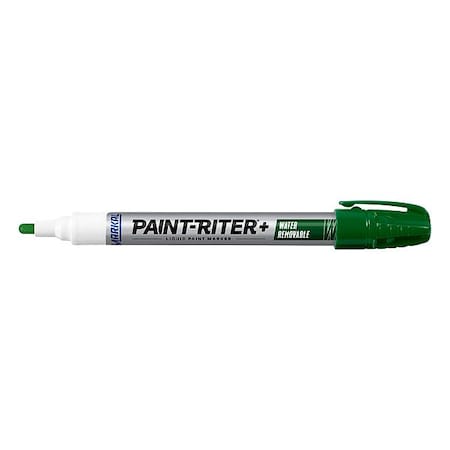 Markal Paint Marker, Medium Tip, Green Color Family, Paint 97036