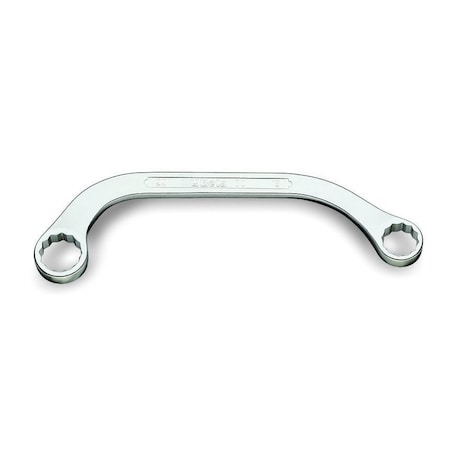 Beta 83 Series 12-Point, Double End, Half Moon-Shaped Box End Obstruction Wrench, Metric 14mm x 17mm 83 14X17