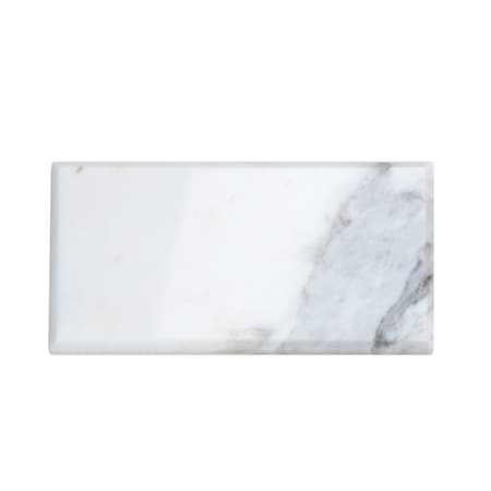 Apollo Tile 3x6 Calacatta Gold Marble Polished, Beveled Subway Floor and Wall Tile 5 sqft/case, 40PK APLFCT8836BPA