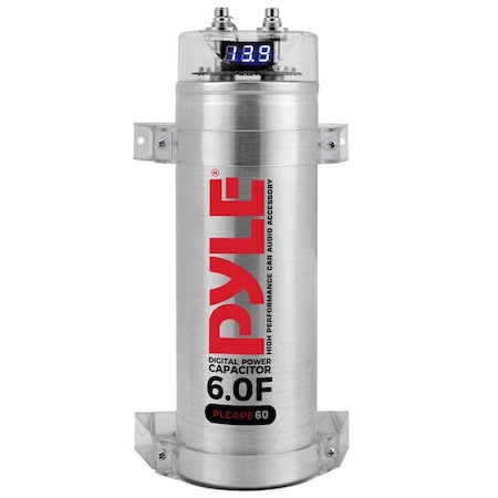 Pyle 6.0 Farad Digital Power Capacitor PLCAPE60
