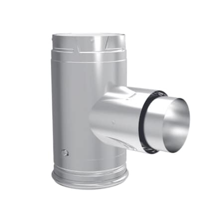 Dura Vent 4 in. Dia. Pellet Vent Pro Adapter Tee 4PVP-TAD1