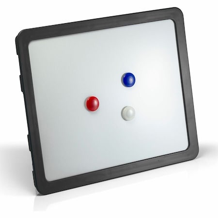 Lorell Magnetic Dry-Erase Board, Black Frame LLR80664