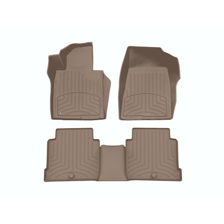 Weathertech Tan, Front and Rear FloorLiner HP 45666-1-2IM