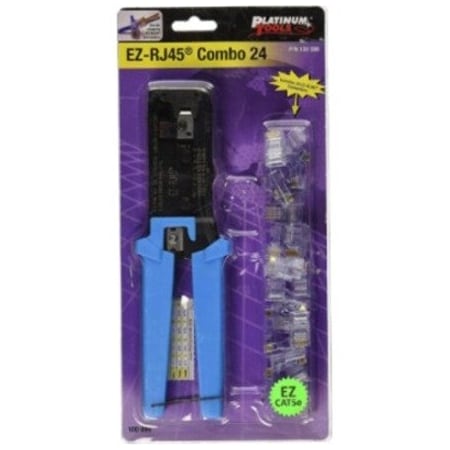 Platinum Tools EZ-RJ45 COMBO - 24. CLAMSHELL. 100008