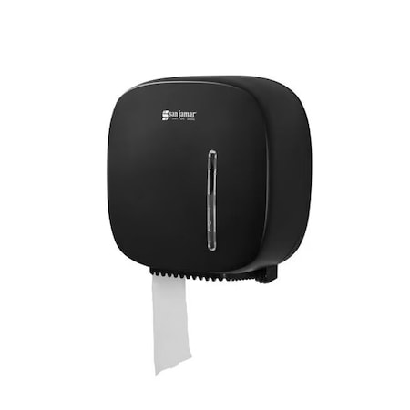 San Jamar TIMELESS SINGLE 9" TISSUE, BLACK R2200BK