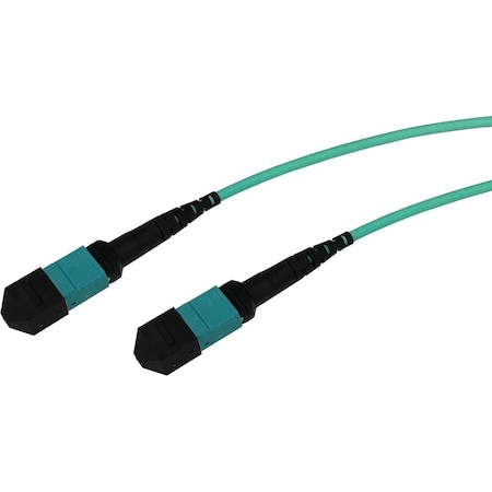 Enet Mtp /Mpo-Female To Mtp /Mpo-Female Aqua Multimode Om4 MTPF2XO-OM4-5M-ENC