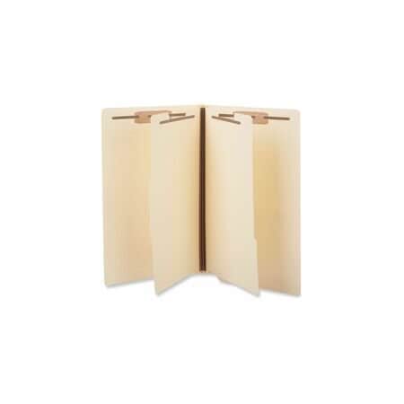Universal Manila End Tab Folder, Legal, 6Sec, 10PK UNV16151
