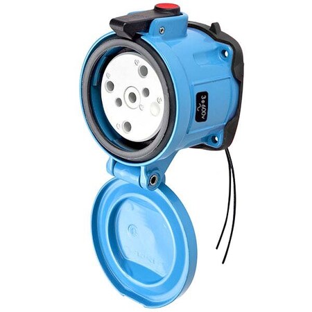 Meltric Pin & Sleeve Receptacle, 60 A, 600V AC, Three Phase, 3 Pole, Screw Terminals Wire Connection Type 37-64143-972-843