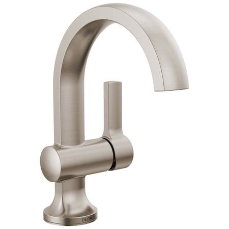 Delta Albion Single Handle Bathroom Faucet Spotshield Brushed Nickel 15855LF-SP