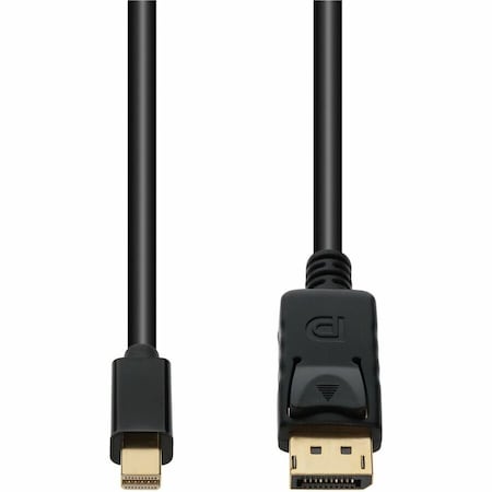 Add-On AddOn 3ft (1m) Mini-DisplayPort Male to DisplayPort Male Black Adapter Cable MINIDP2DPMM3