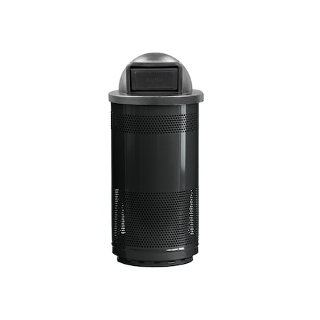 Witt Industries Outdoor Perforated Receptacle with Dome Top SC35P-01-DT