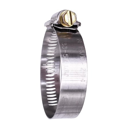 Auveco Hex Worm Gear Type Hose Clamp Size 28 - 1 5/16in - 2 1/4in, 10PK 5350