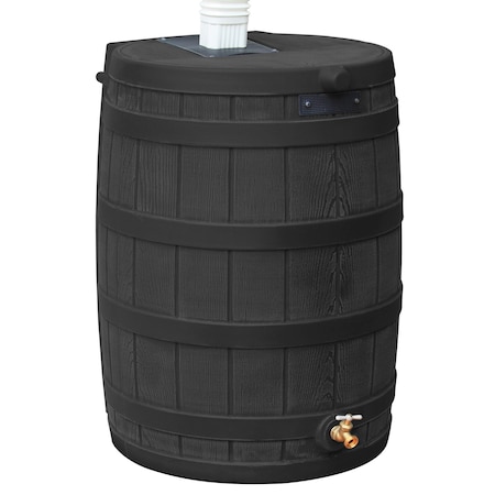 Good Ideas Rain Wizard 40 Gallon Rain Barrel - Black RW40-BLK