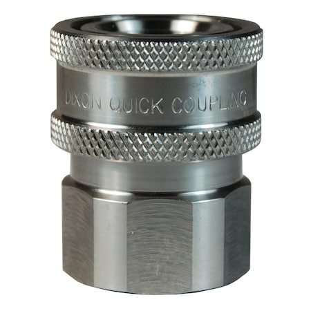 Dixon Vseries Coupler, SS, 3/4", FNPTF, 3/4" 6VF6-SS-E